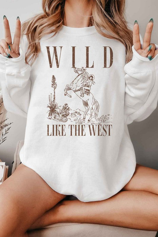 Wild Like The West Graphic Sweatshirt