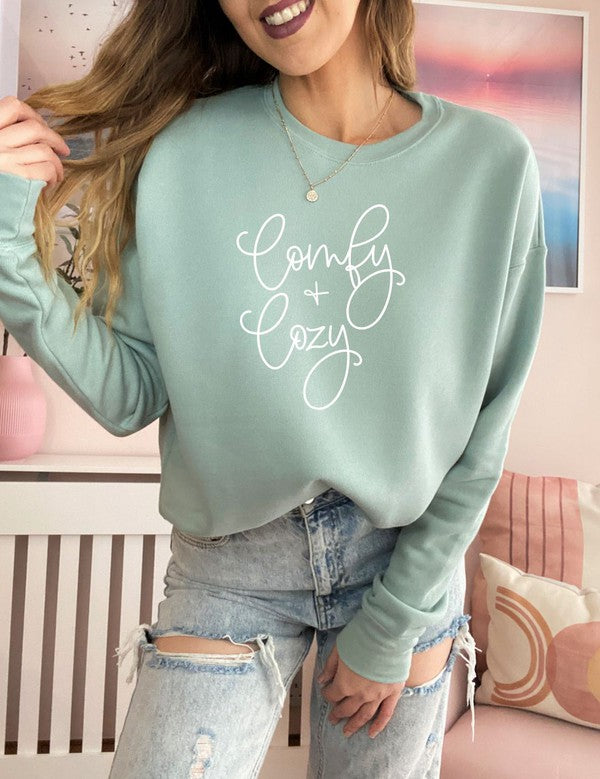 Comfy & Cozy Premium Bella Crew Sweatshirt