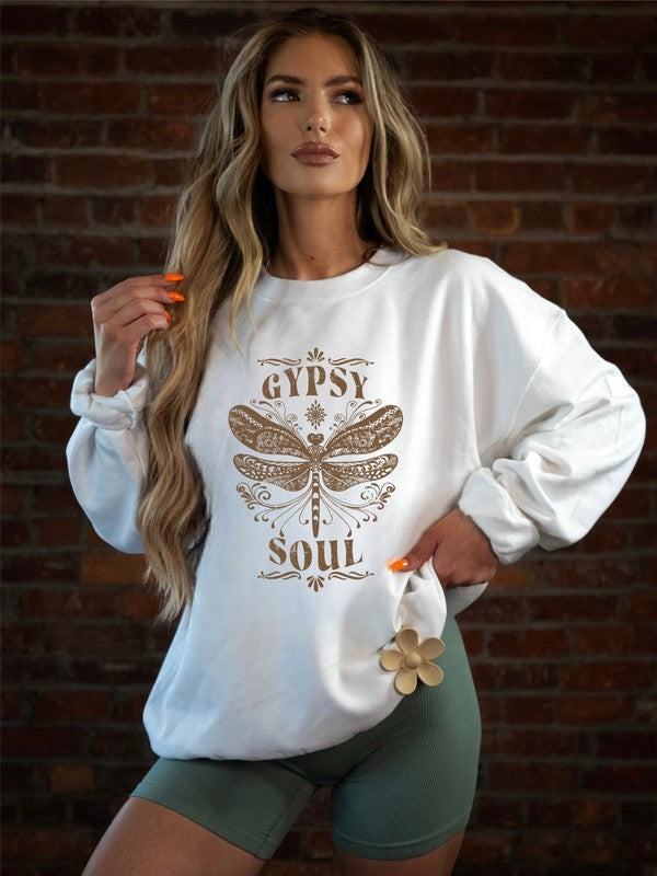 Gypsy Soul Butterfly Sweatshirt
