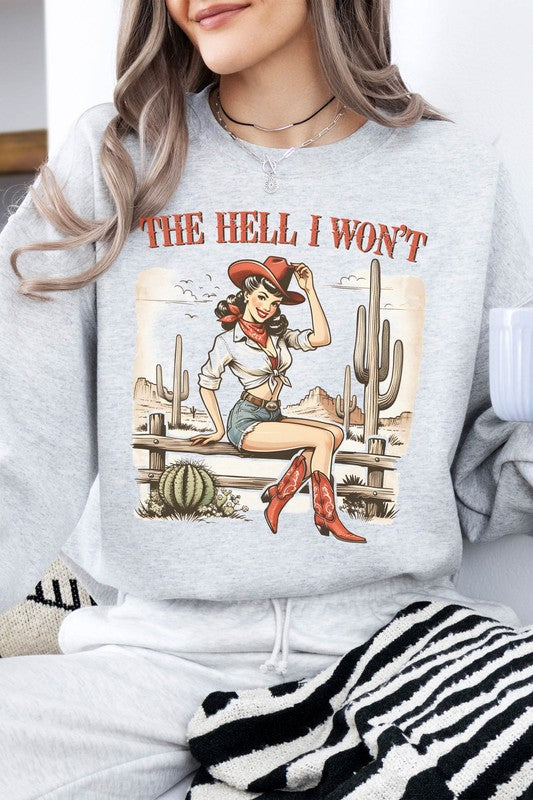 Western Cowgirl Premium Fleece Sweatshirt