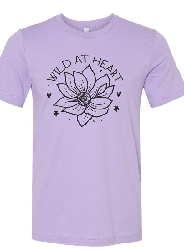 Wild at Heart Short Sleeve Graphic Tee 🐅💖