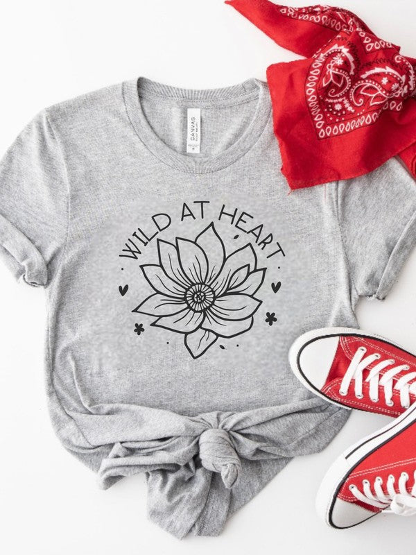 Wild at Heart Short Sleeve Graphic Tee 🐅💖